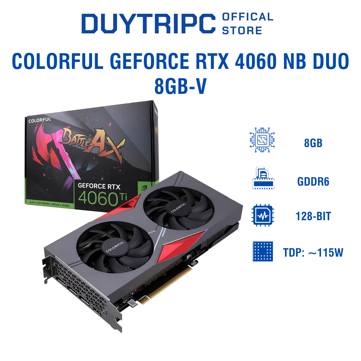 Colorful GeForce RTX 4060 NB DUO 8GB-V
